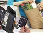 Slim Magnetic Leather Wallet Case for A Series Smartphones - Nalani - UK Fashion Clothing and Decor