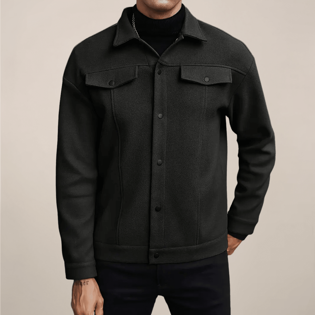 Smart Casual Button Up Jacket For Autumn Winter Layering - Nalani - UK Fashion Clothing and Decor