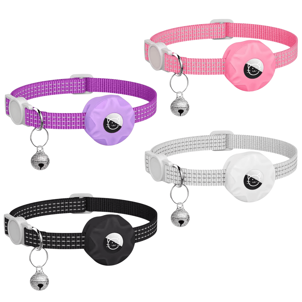 Smart Tracker Collar for Cats and Dogs – Pet Tracker for Android, Works with Google Find My Device, Reflective - Nalani - Fashion Clothing and Decor