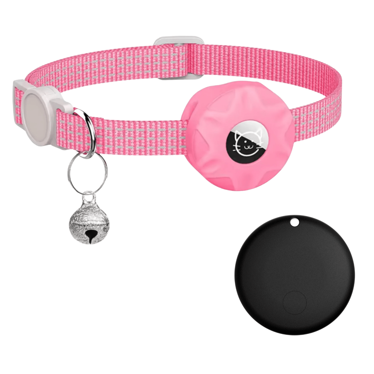 Smart Tracker Collar for Cats and Dogs – Pet Tracker for Android, Works with Google Find My Device, Reflective - Nalani - Fashion Clothing and Decor