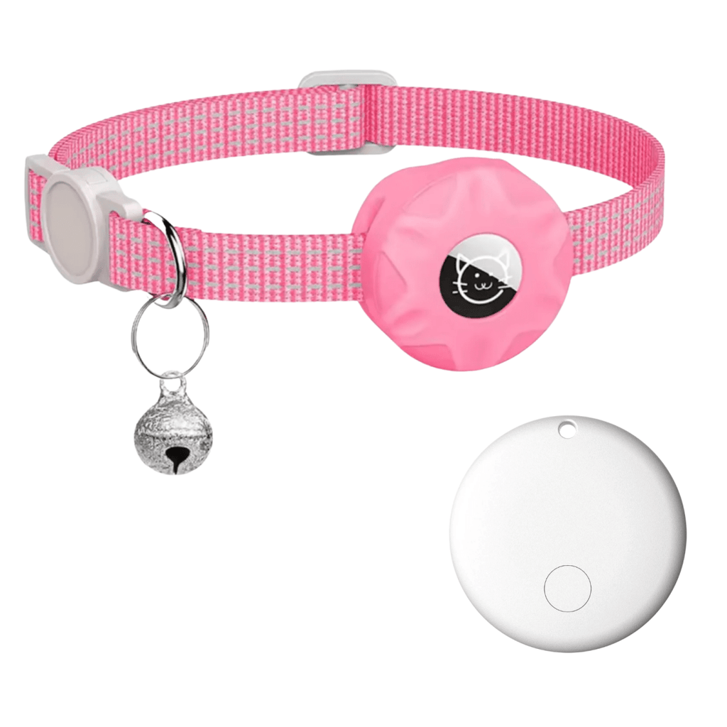 Smart Tracker Collar for Cats and Dogs – Pet Tracker for Android, Works with Google Find My Device, Reflective - Nalani - Fashion Clothing and Decor