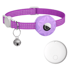 Smart Tracker Collar for Cats and Dogs – Pet Tracker for Android, Works with Google Find My Device, Reflective - Nalani - Fashion Clothing and Decor