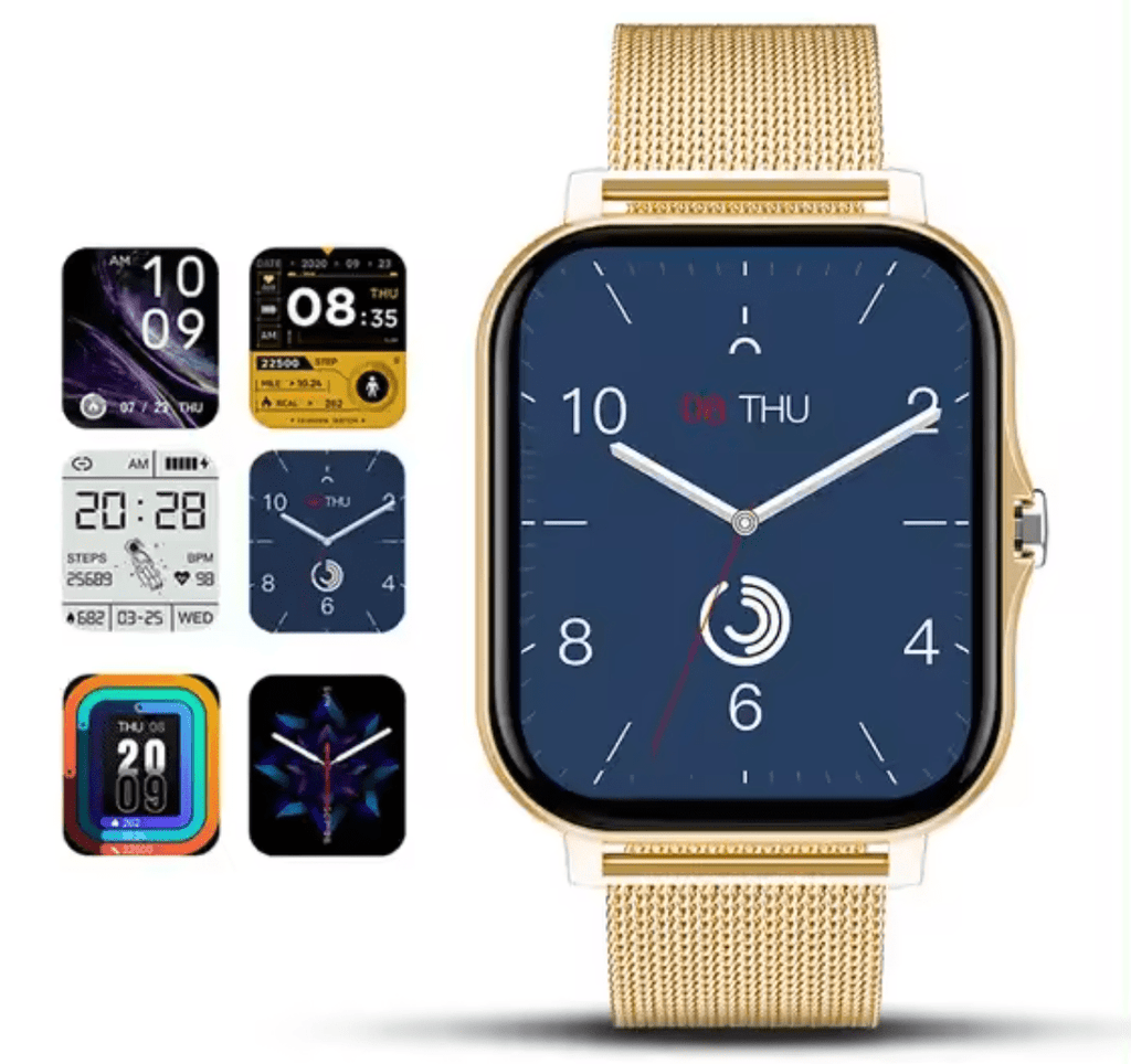 Smartwatch with Fitness Tracker – Stylish Smart Watch with Touch Screen & Call Notifications, 4 Colors – StyleTrack - Nalani - Fashion Clothing and Decor