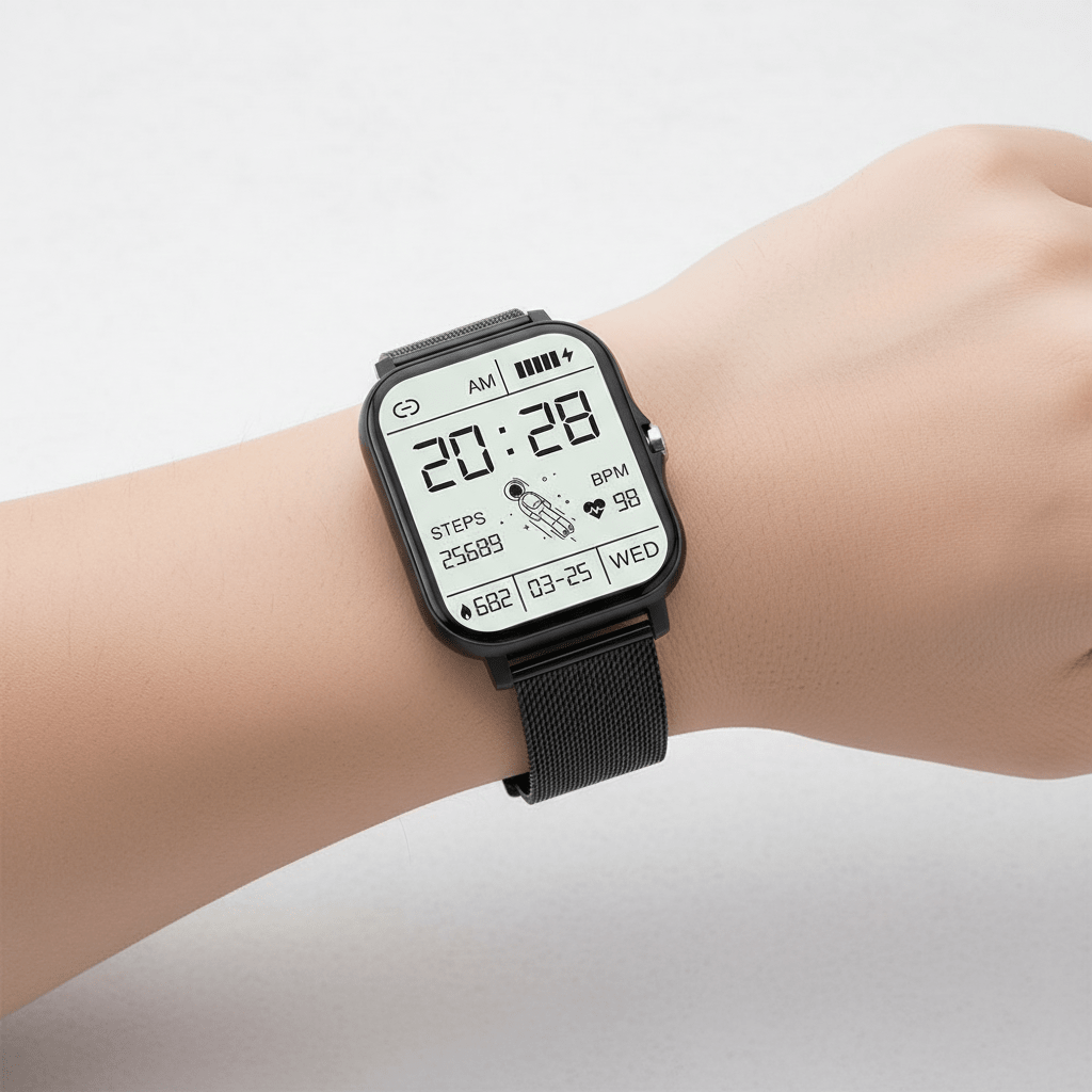 Smartwatch with Fitness Tracker – Stylish Smart Watch with Touch Screen & Call Notifications, 4 Colors – StyleTrack - Nalani - Fashion Clothing and Decor