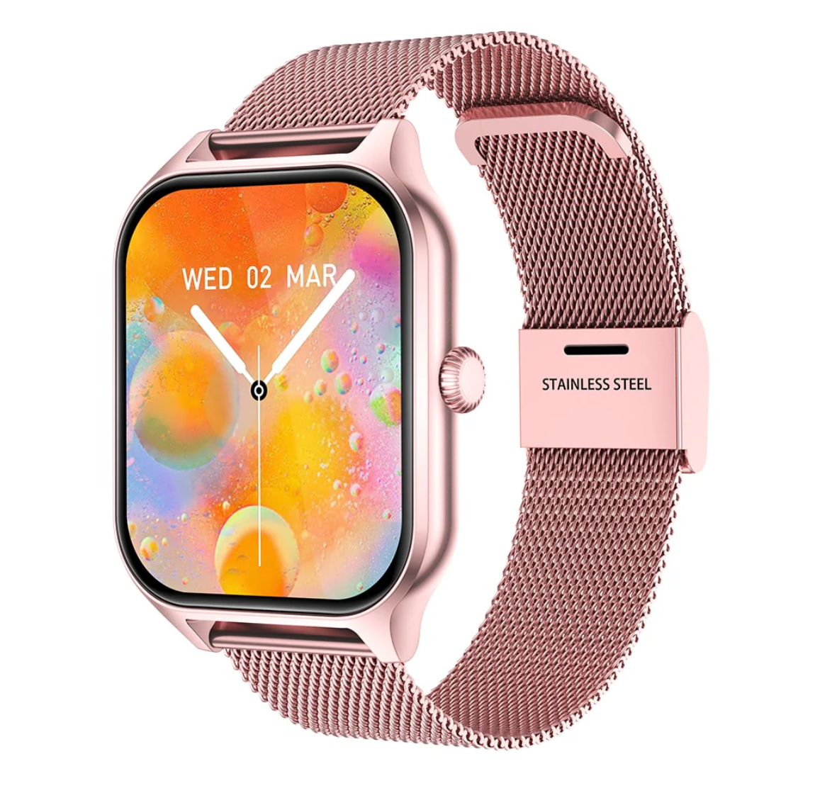 Smartwatch with Fitness Tracker – Stylish Smart Watch with Touch Screen & Call Notifications, 4 Colors – StyleTrack - Nalani - Fashion Clothing and Decor