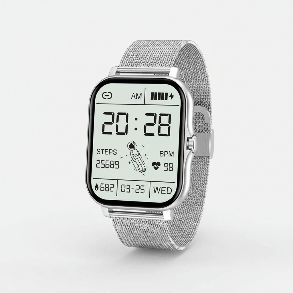 Smartwatch with Fitness Tracker – Stylish Smart Watch with Touch Screen & Call Notifications, 4 Colors – StyleTrack - Nalani - Fashion Clothing and Decor