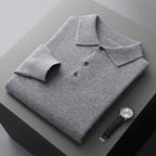 Soft Long Sleeve Polo Shirt Classic Fit For Smart Casual - Nalani - UK Fashion Clothing and Decor