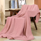 Soft Muslin Throw Blanket – Lightweight Cotton Muslin Blanket, Warm & Breathable, for Couch & Bed, 6 Colors, 3 Sizes - Nalani - Fashion Clothing and Decor