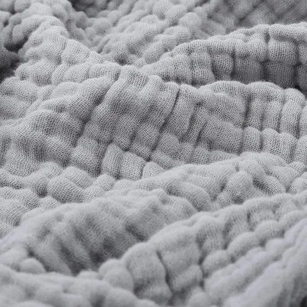 Soft Muslin Throw Blanket – Lightweight Cotton Muslin Blanket, Warm & Breathable, for Couch & Bed, 6 Colors, 3 Sizes - Nalani - Fashion Clothing and Decor