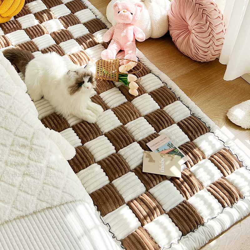 Soft Pet Blanket – Chenille Couch Cover for Dogs & Cats, Non-Slip Furniture Protector, Machine Washable – CozyCover - Nalani - Fashion Clothing and Decor