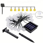 Solar Powered LED String Lights For Outdoor Garden Patio - Nalani - UK Fashion Clothing and Decor