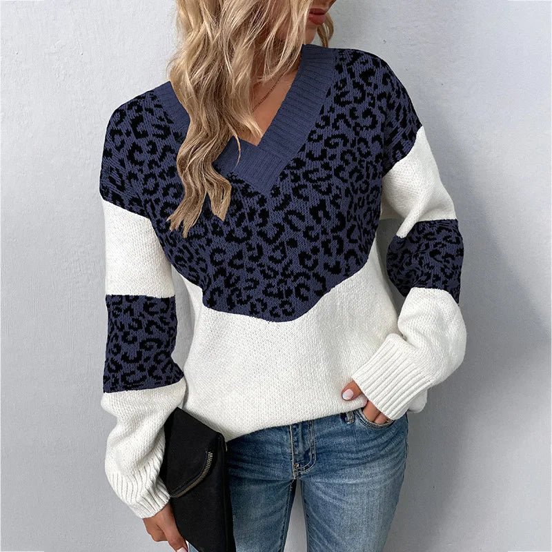 Solis | Women's Colorblock Sweater - Long Sleeve Contrast Panel Pullover - Nalani - Fashion Clothing and Decor
