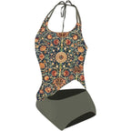 Soril Swimwear | Boho Tankini Set for Women with a Slim Fit | Two - Piece - Nalani - Fashion Clothing and Decor