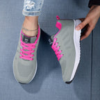 Soril | Women's Casual Knit Sneakers with Laces | Walking Shoes - Nalani - Fashion Clothing and Decor