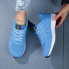 Soril | Women's Casual Knit Sneakers with Laces | Walking Shoes - Nalani - Fashion Clothing and Decor