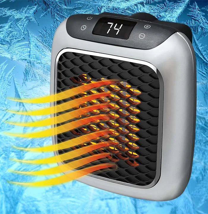 Space Heater with Modern Design – Compact Electric Heater with Timer, Tip-Over & Overheat Protection – EcoHeat - Nalani - Fashion Clothing and Decor