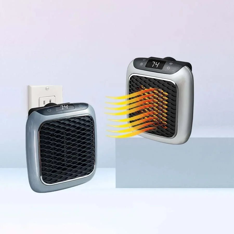 Space Heater with Modern Design – Compact Electric Heater with Timer, Tip-Over & Overheat Protection – EcoHeat - Nalani - Fashion Clothing and Decor