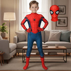 Spider Superhero Costume for Kids – Full Body Jumpsuit with Mask, 3D Print, Halloween & Cosplay, 39–59 in - Nalani - Fashion Clothing and Decor