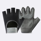 Sport & Fitness Gloves – Half Finger Workout Gloves for Weightlifting, Kettlebell & Cycling, Unisex, S–L – GripMax - Nalani - Fashion Clothing and Decor