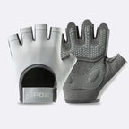 Sport & Fitness Gloves – Half Finger Workout Gloves for Weightlifting, Kettlebell & Cycling, Unisex, S–L – GripMax - Nalani - Fashion Clothing and Decor
