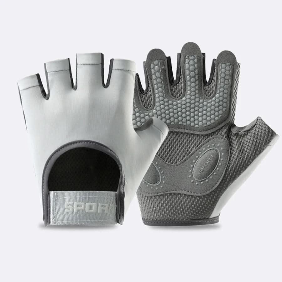 Sport & Fitness Gloves – Half Finger Workout Gloves for Weightlifting, Kettlebell & Cycling, Unisex, S–L – GripMax - Nalani - Fashion Clothing and Decor