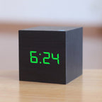 Square LED Clock With Time Date Temperature Display - Nalani - UK Fashion Clothing and Decor
