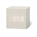 Square LED Clock With Time Date Temperature Display - Nalani - UK Fashion Clothing and Decor