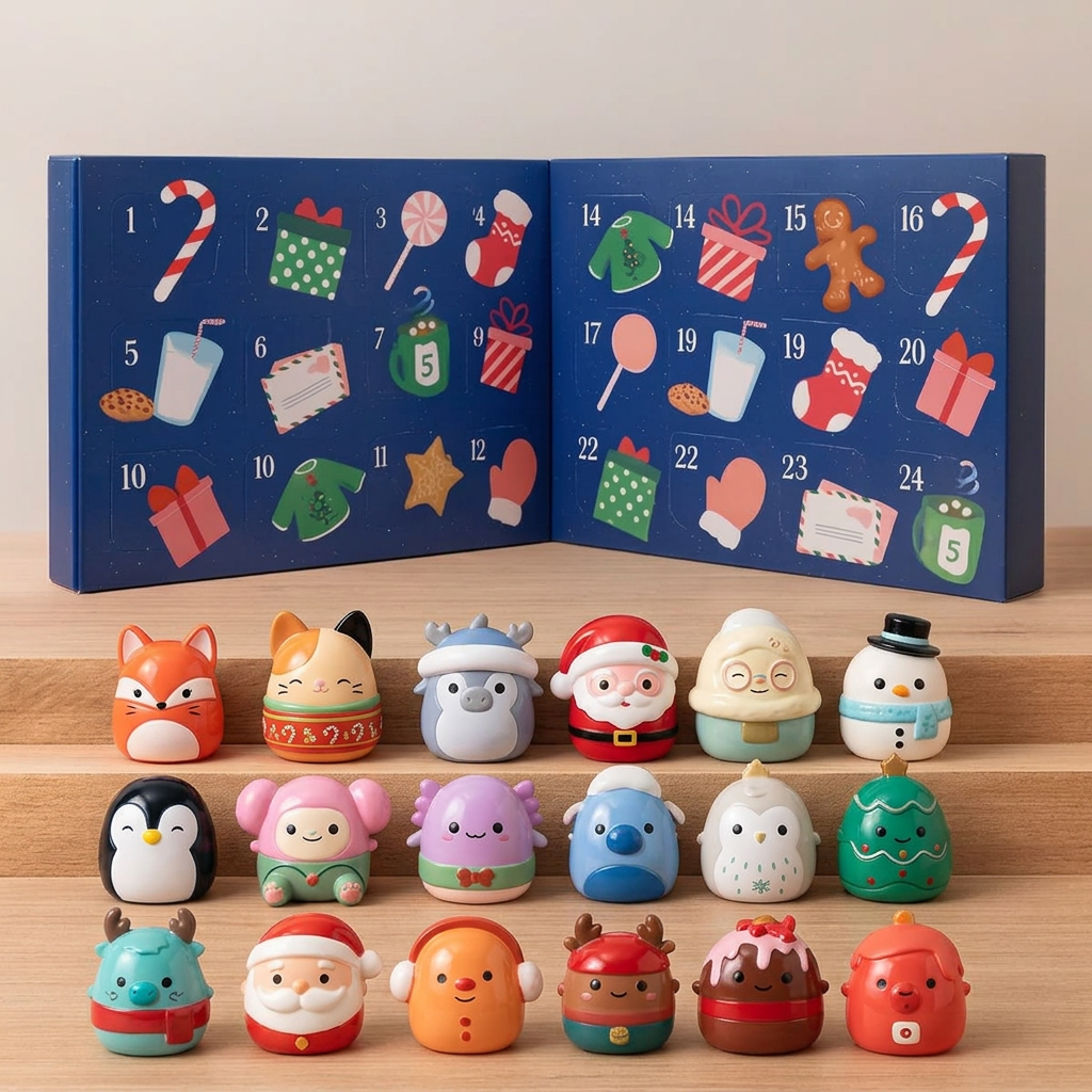 Squishmallows Advent Calendar Gift With 24 Mini Christmas
