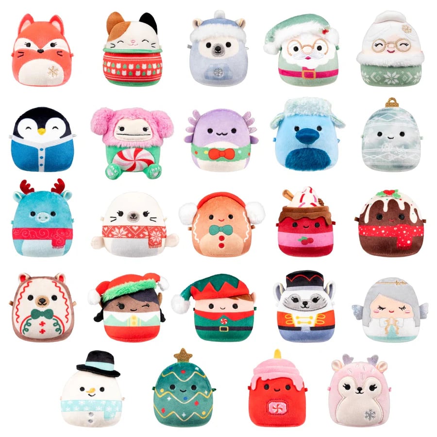 Squishmallows Advent Calendar Gift With 24 Mini Plushies Christmas - Nalani - Fashion Clothing and Decor