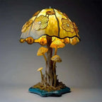 Stained Glass Table Lamp – Enchanting Mushroom & Flower Bedside Lamp, Decorative Night Light, 8 Designs – DreamGlow - Nalani - Fashion Clothing and Decor