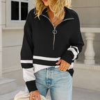 Striped pullover sweater for women - Nalani - UK Fashion Clothing and Decor