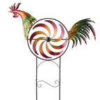 Stunning Iridescent Wind Spinner Rooster Garden Decor - Nalani - UK Fashion Clothing and Decor