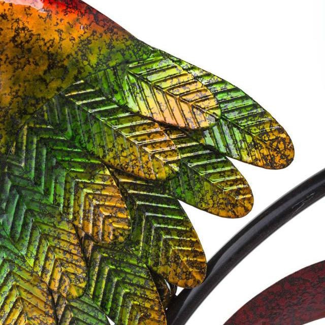 Stunning Iridescent Wind Spinner Rooster Garden Decor - Nalani - UK Fashion Clothing and Decor