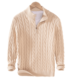 Stylish Half Zip Sweater For Casual And Smart Everyday Wear - Nalani - UK Fashion Clothing and Decor