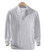 Stylish Half Zip Sweater For Casual And Smart Everyday Wear - Nalani - UK Fashion Clothing and Decor
