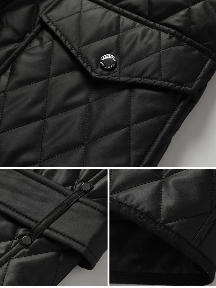 Stylish Insulated Autumn Jacket With Fashion Accents - Nalani - UK Fashion Clothing and Decor
