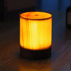 Stylish LED Table Lamp – Cordless Wood-Look Night Light, Rechargeable Touch Lamp for Nightstand & Desk, 3 Shapes – WoodGlow - Nalani - Fashion Clothing and Decor