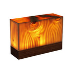 Stylish LED Table Lamp – Cordless Wood-Look Night Light, Rechargeable Touch Lamp for Nightstand & Desk, 3 Shapes – WoodGlow - Nalani - Fashion Clothing and Decor