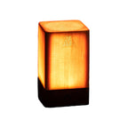 Stylish LED Table Lamp – Cordless Wood-Look Night Light, Rechargeable Touch Lamp for Nightstand & Desk, 3 Shapes – WoodGlow - Nalani - Fashion Clothing and Decor