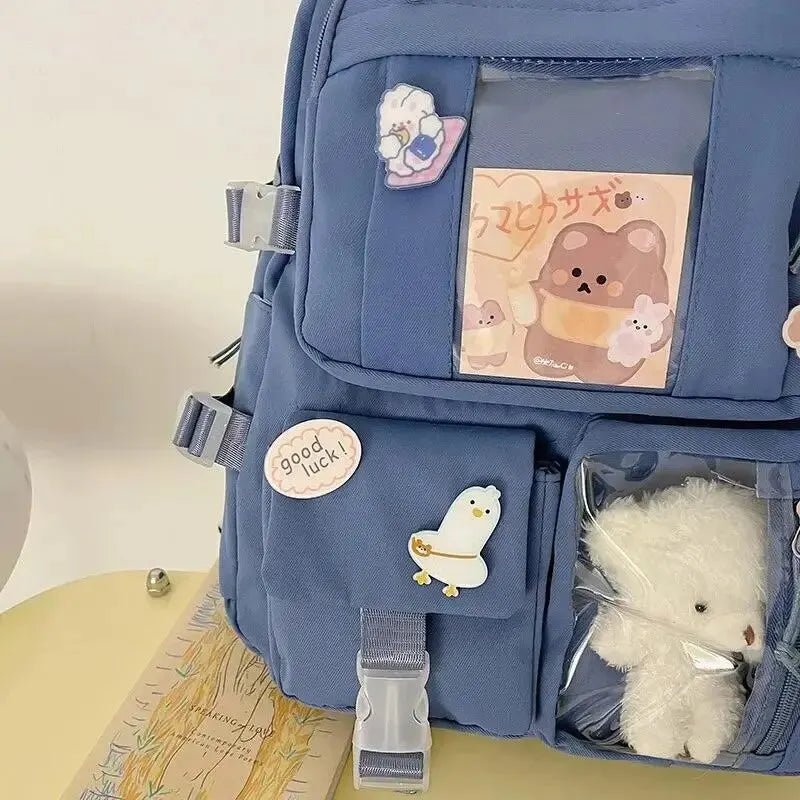 Stylish School Backpack For 15.6 Inch Laptop 45x30x15cm - Nalani - UK Fashion Clothing and Decor