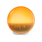 Sunrise Alarm Clock Radio with Wake-Up Light – Sunrise & Sunset Simulation, Calming Sounds, LED Display – GlowRise - Nalani - Fashion Clothing and Decor