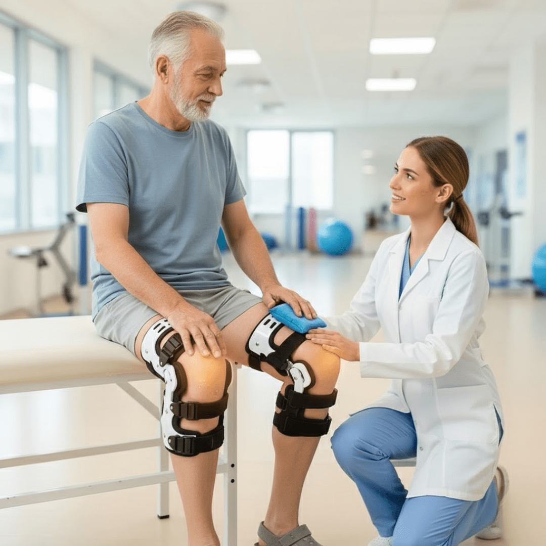 Supportive Knee Brace – Adjustable Knee Support Brace for Stability, Left or Right, One Size – ArthroGuard - Nalani - Fashion Clothing and Decor