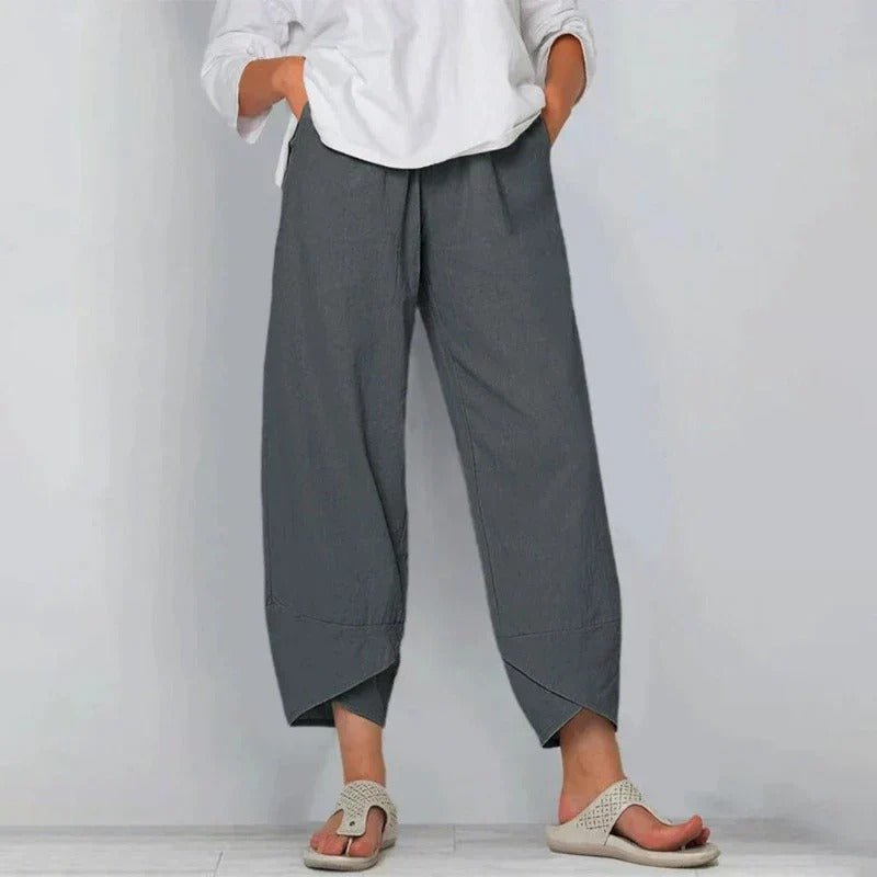 Tarni | Chic Summer Pants Light, Breathable, Softly Tailored - Nalani - Fashion Clothing and Decor