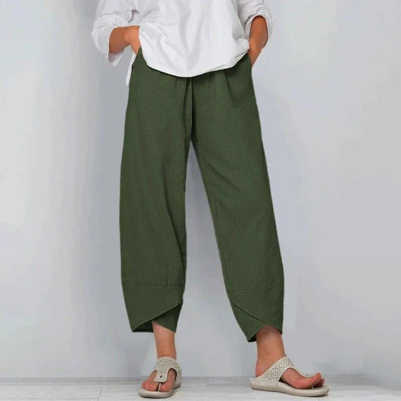 Tarni | Chic Summer Pants Light, Breathable, Softly Tailored - Nalani - Fashion Clothing and Decor