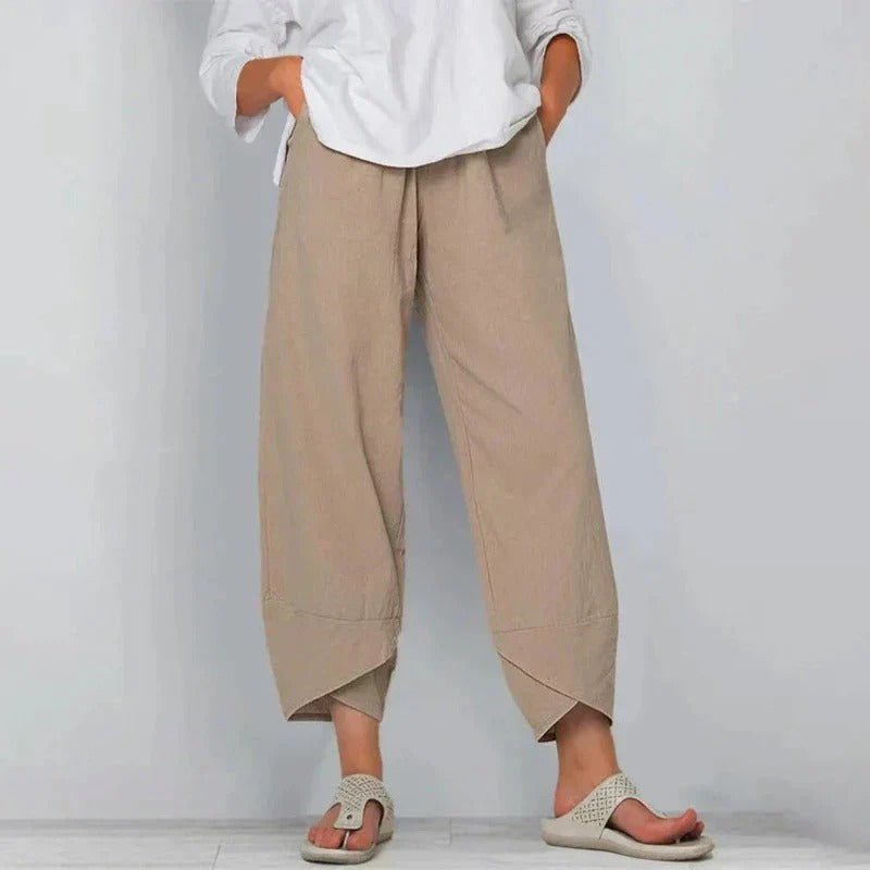 Tarni | Chic Summer Pants Light, Breathable, Softly Tailored - Nalani - Fashion Clothing and Decor