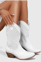 Tasana | Boots For Women | Western Style Block Heel - Nalani - Fashion Clothing and Decor