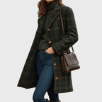 Tasana | Women’s Coat | Longline Button Front - Nalani - Fashion Clothing and Decor