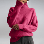 Tasana | Women's Diamond Knit Sweater - Textured Pullover - Nalani - Fashion Clothing and Decor