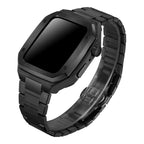The Executive - Stainless Steel Apple Watch Mod With Rubber Watch Band - Nalani - Fashion Clothing and Decor