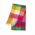 Thick Warm Cashmere Rainbow Scarf For Cozy Winter Days - Nalani - UK Fashion Clothing and Decor